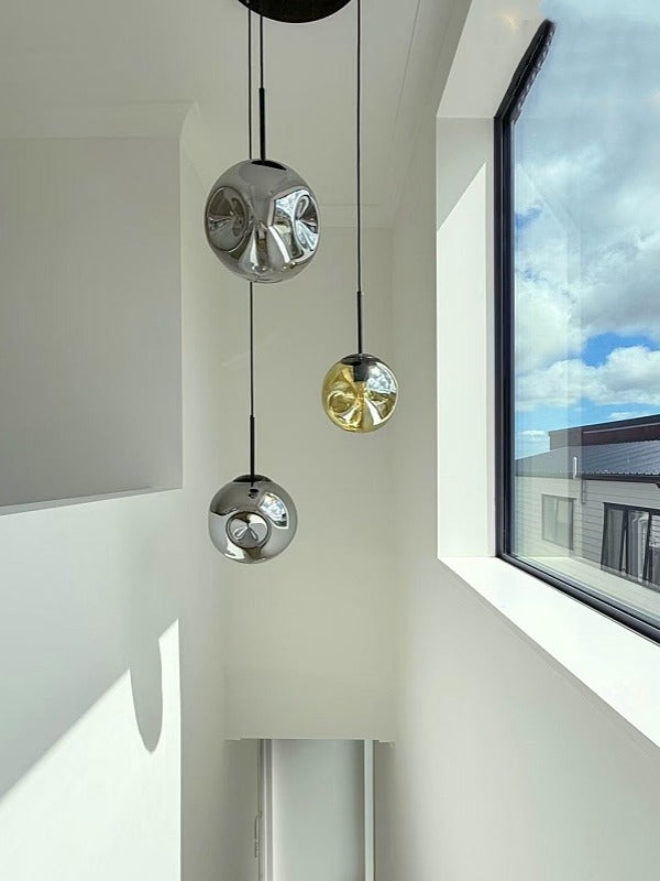 Glass Pendant Light P137-40cm - Galaxy Lighting NZ