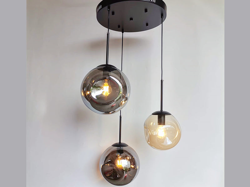 Glass Pendant Light P137-40cm - Galaxy Lighting NZ