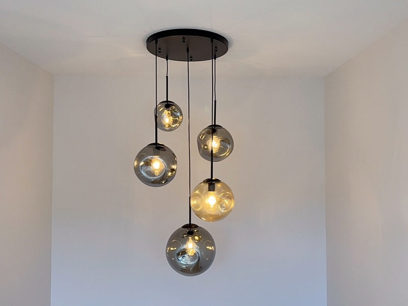 Glass Pendant Light P137-50cm - Galaxy Lighting NZ