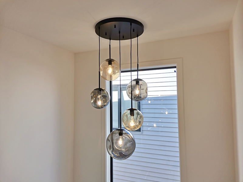 Glass Pendant Light P137-50cm - Galaxy Lighting NZ