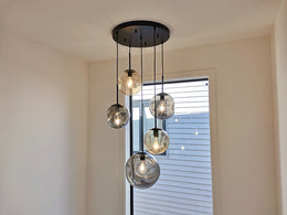 Glass Pendant Light P137-50cm - Galaxy Lighting NZ