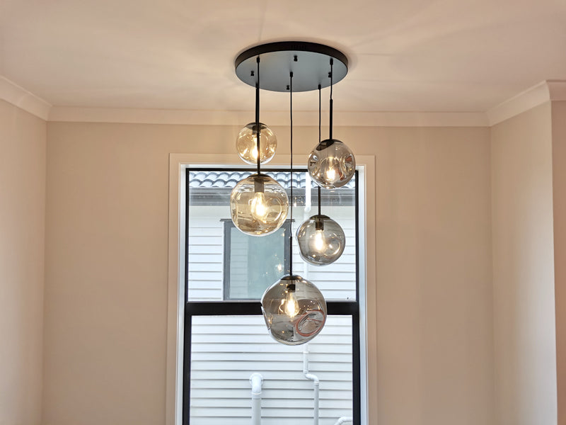 Glass Pendant Light P137-50cm - Galaxy Lighting NZ