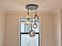 Glass Pendant Light P137-50cm - Galaxy Lighting NZ