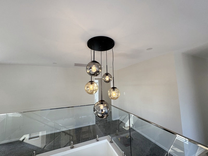 Glass Pendant Light P137-50cm - Galaxy Lighting NZ