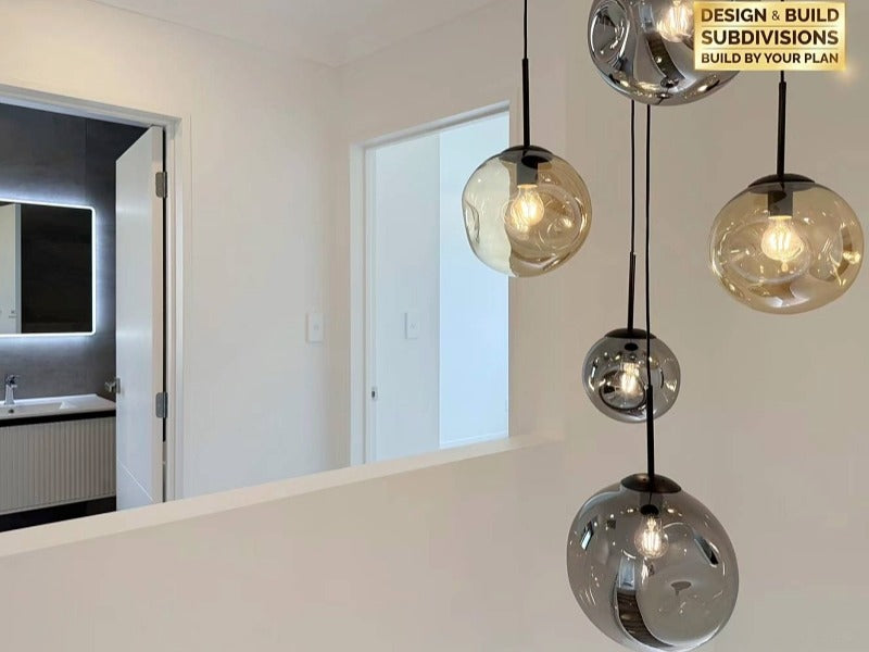 Glass Pendant Light P137-50cm - Galaxy Lighting NZ