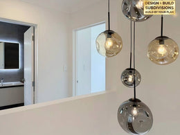 Glass Pendant Light P137-50cm - Galaxy Lighting NZ