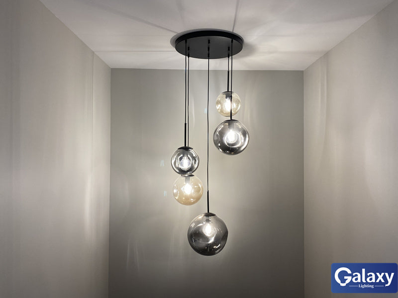 Glass Pendant Light P137-50cm - Galaxy Lighting NZ
