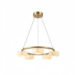 Copper LED Ring Pendant P138-600