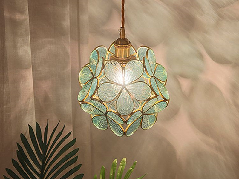 Blue Glass Pendant Light P139-Blue - Galaxy Lighting NZ