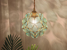 Blue Glass Pendant Light P139-Blue - Galaxy Lighting NZ