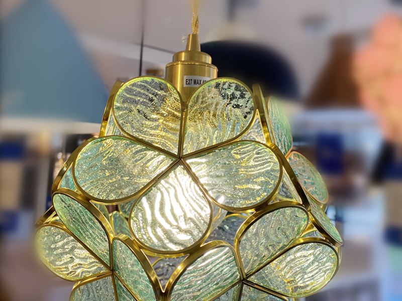 Blue Glass Pendant Light P139-Blue - Galaxy Lighting NZ