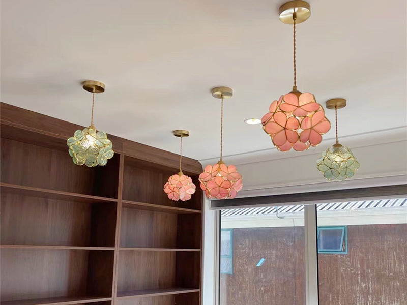Blue Glass Pendant Light P139-Blue - Galaxy Lighting NZ