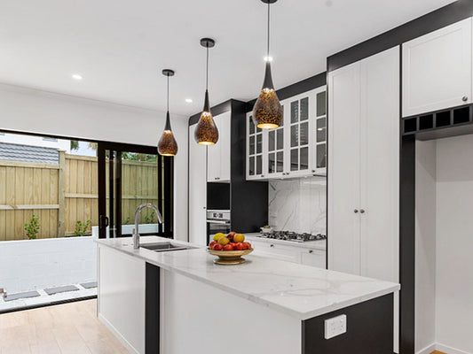 Black Pendant Light P142-B - Galaxy Lighting NZ