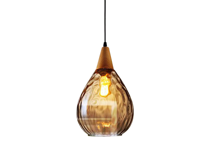 Amber Pendant Light P143-Amber - Galaxy Lighting NZ