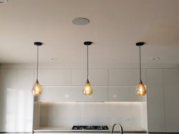 Amber Pendant Light P143-Amber - Galaxy Lighting NZ