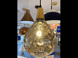 Amber Pendant Light P143-Amber - Galaxy Lighting NZ
