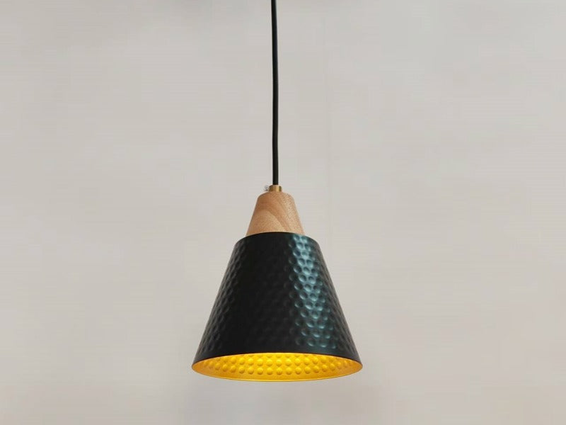 Vintage Black Lamshade Pendant Light P157-Black - Galaxy Lighting NZ
