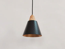 Vintage Black Lamshade Pendant Light P157-Black - Galaxy Lighting NZ