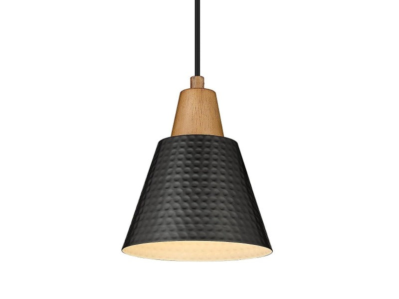 Vintage Black Lamshade Pendant Light P157-Black - Galaxy Lighting NZ