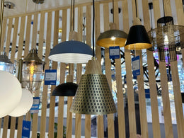 Vintage Gold Lamshade Pendant Light P157-Gold - Galaxy Lighting NZ