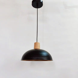 Vintage Black Lamshade Pendant Light P158-Black - Galaxy Lighting NZ