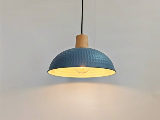 Blue Color Lamshade Pendant Light P158-Blue - Galaxy Lighting NZ
