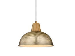Vintage Gold Lamshade Pendant Light P158-Gold - Galaxy Lighting NZ