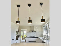 Pendant Light P159-Black - Galaxy Lighting NZ