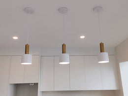 Pendant Light P159-White (DEMO） - Galaxy Lighting NZ
