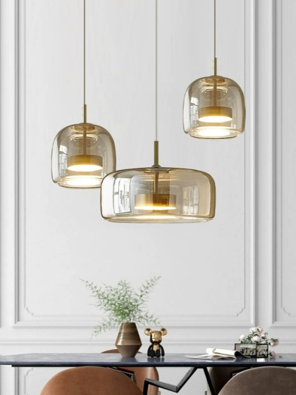 Amber Color LED Pendant Light P164-4000K,Single Light - Galaxy Lighting NZ