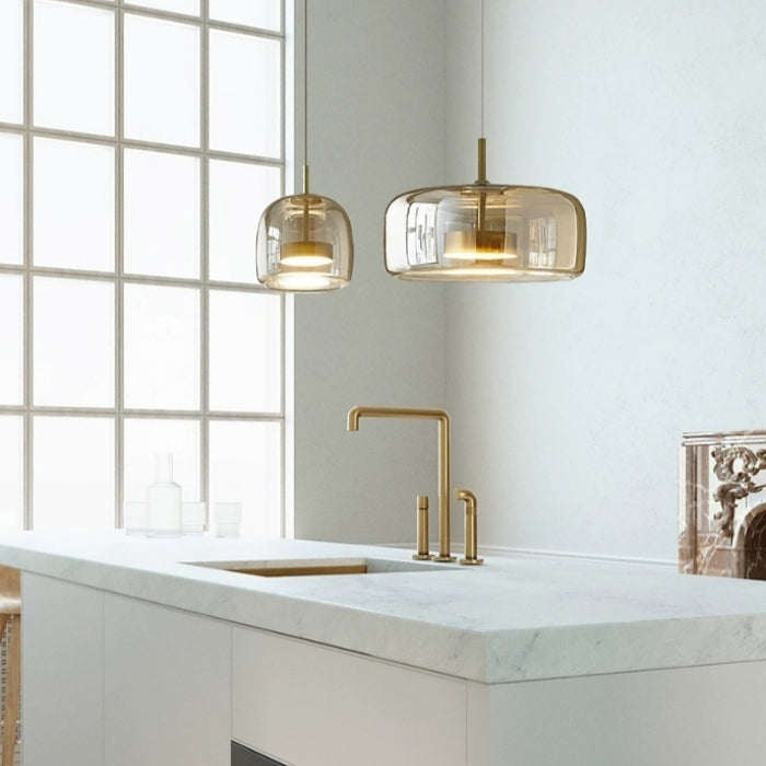 Amber Color LED Pendant Light P164-4000K,Single Light - Galaxy Lighting NZ