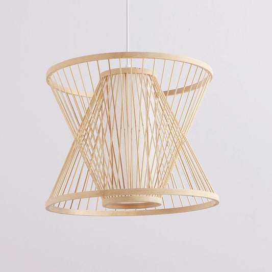 Rattan Pendant Light P167-35cm - Galaxy Lighting NZ