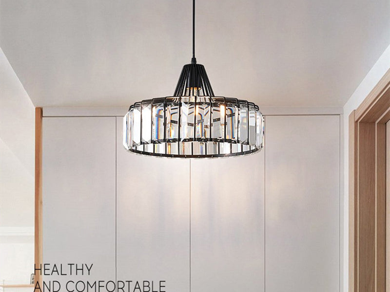 Industrial Glass Pendant Light P169 - Galaxy Lighting NZ