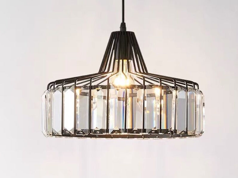 Industrial Glass Pendant Light P169 - Galaxy Lighting NZ