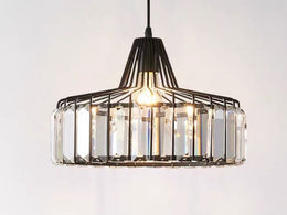 Industrial Glass Pendant Light P169 - Galaxy Lighting NZ