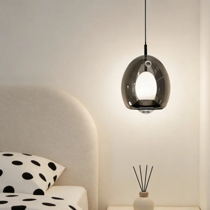FREE LIFTING Grey Colour LED Pendant Light/Bedside Feature Light P173 - Galaxy Lighting NZ