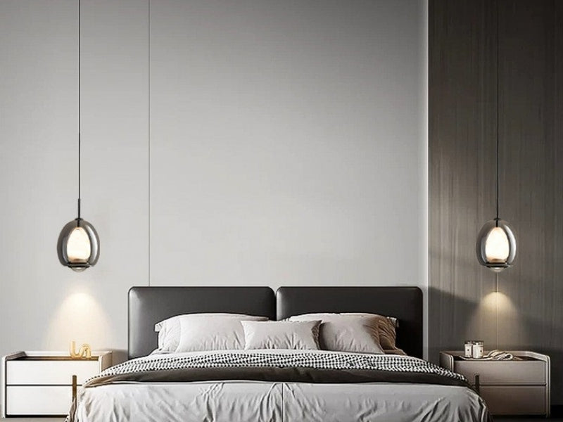 FREE LIFTING Grey Colour LED Pendant Light/Bedside Feature Light P173 - Galaxy Lighting NZ