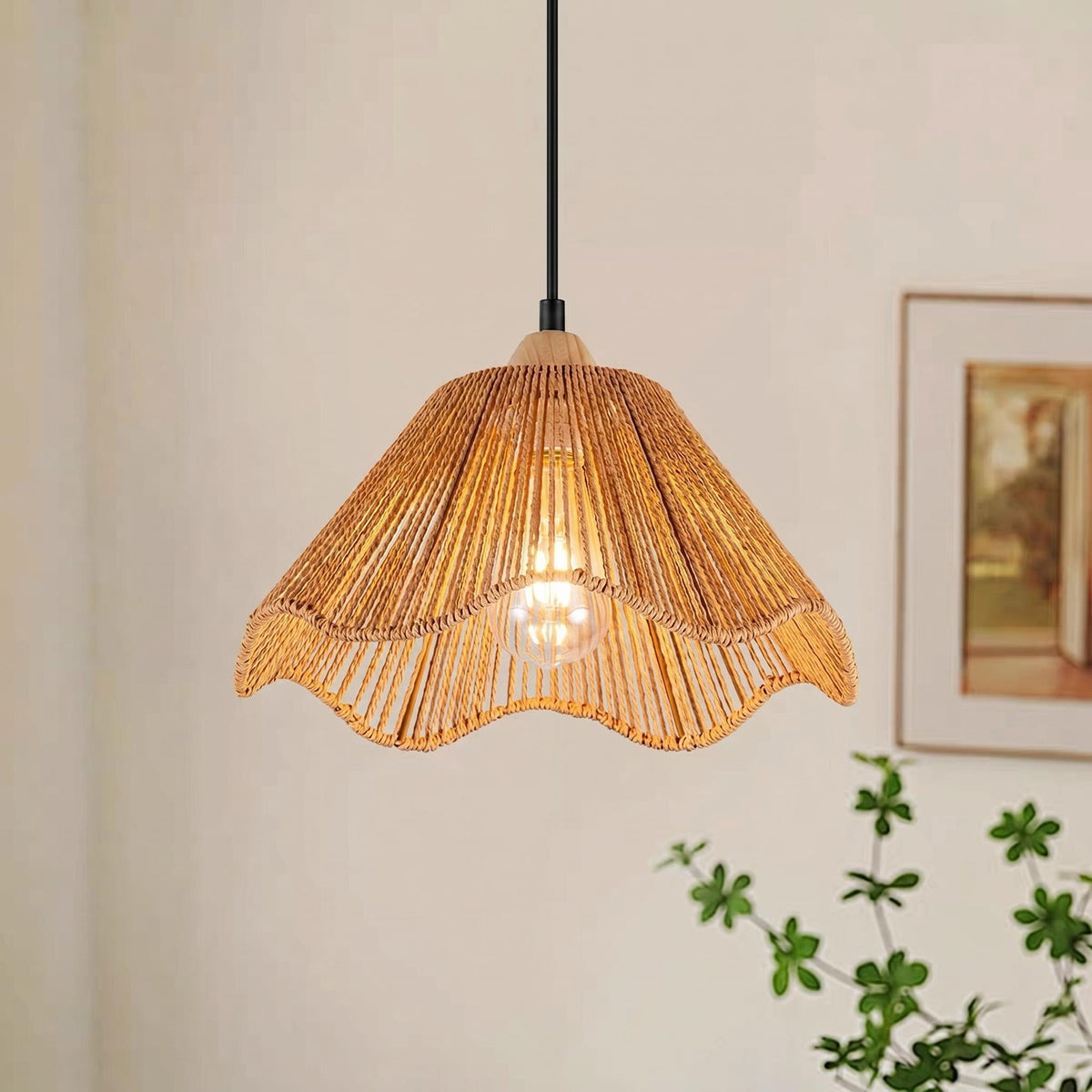 Hemp Rope Pendant Light P174