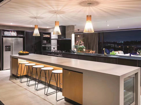 Wooden Pendant Light P175 - Galaxy Lighting NZ