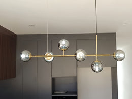 Modern Glass Pendant Light P176-1.2m