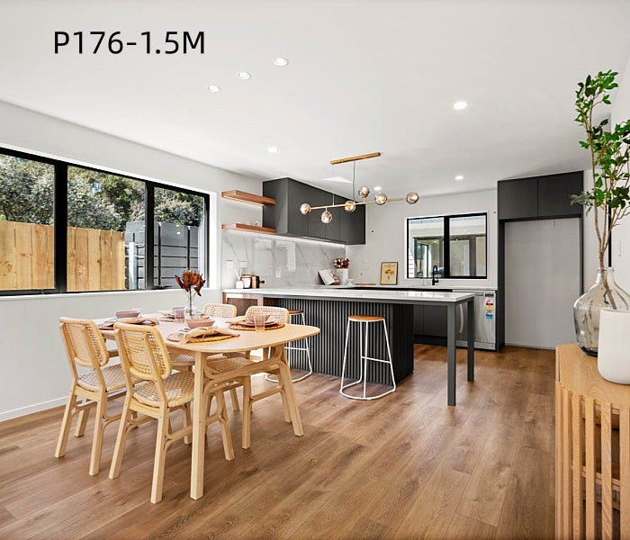 Modern Glass Pendant Light P176-1.5m - Galaxy Lighting NZ
