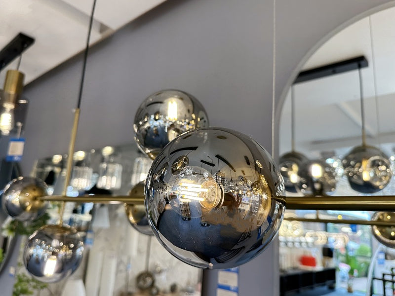 Modern Glass Pendant Light P176-1.2m - Galaxy Lighting NZ