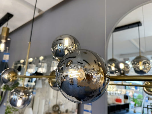 Modern Glass Pendant Light P176-1.2m - Galaxy Lighting NZ
