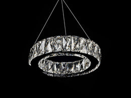 Crystal LED Pendant Light P177-30cm - Galaxy Lighting NZ
