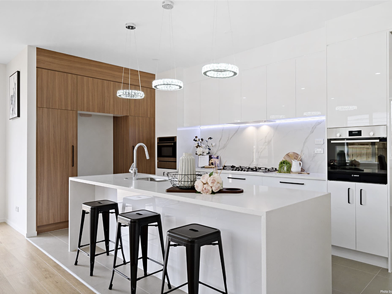 Crystal LED Pendant Light P177-30cm - Galaxy Lighting NZ
