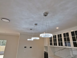 Crystal LED Pendant Light P177-30cm - Galaxy Lighting NZ