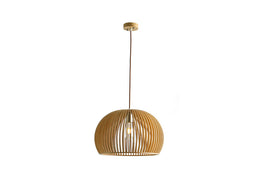 Wooden Pendant Light P178 - Galaxy Lighting NZ