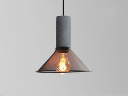 Concrete Pendant Light P182 - Galaxy Lighting NZ