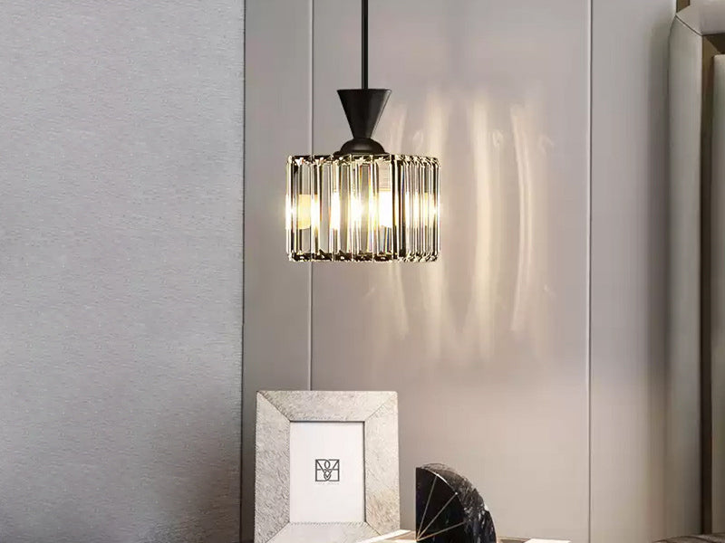 Industrial Glass Pendant Light P185 - Galaxy Lighting NZ