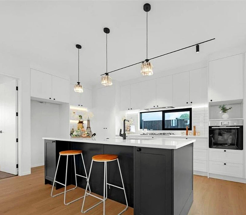 Industrial Glass Pendant Light P185 - Galaxy Lighting NZ